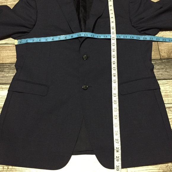 Z Zegna Wool Blazer Jacket Men’s EU 52 US 42 Blue 2 Button (Read Desc) - Picture 2 of 14